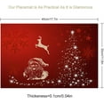 thumbnail image 3 of Christmas Placemats Set of 6, Heat Resistant Non-Slip Red Place Mats for Kitchen Dining Table, Washable Durable Cloth Table Mats Holiday Decor, 18x12 Inch, 3 of 6