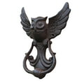 thumbnail image 1 of 1pc American Style Iron Knocker Vintage Owl Crafts Door Knocking Handle, 1 of 8