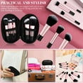 thumbnail image 3 of unbranded 10Ud Kit De Brochas De Maquillaje Para Viaje Con Suaves Y Estuche Negro Portátil, 3 of 7