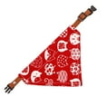 thumbnail image 4 of Pet Cotton Triangle Scarf Cute Sweet Soft Comfortable Handmade Adjustable Dog Cat Bandanas Bibs, 4 of 9