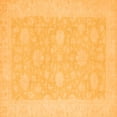 thumbnail image 1 of Ahgly Company Indoor Square Oriental Orange Modern Area Rugs, 4' Square, 1 of 4