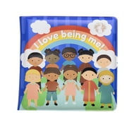 Kids for Culture 6" Affirmation Vinyl Bath Book with Squeaker, I Love Being Me