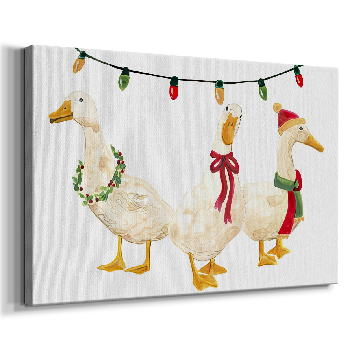Merry Quackmas Collection A- Gallery Wrapped Canvas