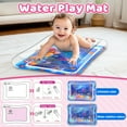 thumbnail image 6 of WonderStone Baby Gym Playmat for Infant,Tummy Time Water Mat with 5 Infant Sensory Baby Toys & Musical Piano Activity for 0-36 Months Boys Girls，Red, 6 of 9