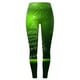 thumbnail image 4 of Gibobby Leggings Navideños Pantalones estampados navideños personalizados para mujer, mallas ajustadas personalizadas para mallas para correr(Verde,CH), 4 of 5