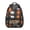 Basketball and Flame, variant on Basketball and Hoop Wooden Pattern Backpack for School, Cute School Bag with Adjustable Shoulder Straps and Padded Back, 15.3"x11"x6.7"