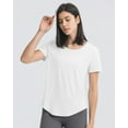 thumbnail image 4 of FITOP Workout Tops for Women Short Sleeve Athletic Tees Breathable Yoga Gym Running Yoga Shirts, 4 of 5