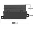 thumbnail image 5 of Bloque de caja de relé de fusibles de 11 vías para automóvil de 12 V con 5 pines y fusibles para automóvil, automóvil, camión, barco, remolque, 5 of 5