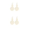 thumbnail image 3 of Pendientes para mujer Sonducket 1 par de aleación aro de moda gota Oro Plata, 3 of 6