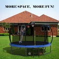 thumbnail image 4 of 12FT Recreational Kids Trampoline with Safety Enclosure Net & Ladder, Outdoor Recreational Trampolines, 4 of 5