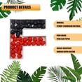 thumbnail image 3 of 8" Fillable Cardboard Letter Shaped Box Paper Mache Birthday Party Sweets Candy Tray (F), 3 of 4