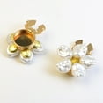 thumbnail image 4 of Pearls Cufflinks Flower Button Covers for Women Elegant Clips Button Dress Shirt Accessories No Sewing Buttons Gift, 4 of 8