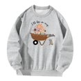 thumbnail image 4 of Sudadera para Mujer, Tops, Moda, Sin Capucha, Ropa Deportiva, Sudadera con Cuello Redondo Estampada, Jersey, Sudadera para Deportes de Vacaciones , xxl Yinane Sudadera con cuello redondo para mujer, 4 of 8