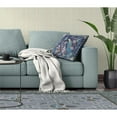 thumbnail image 5 of Peacock Paradise Indoor/Outdoor Pillow with Removable Cover in Indigo 20x20, 5 of 5
