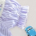 thumbnail image 5 of mgoYE Little Girl Christian Outfit Loves Me Dress Puff Sleeves Embroidered Smocked Dresses Baptism Outfit Princess(Light Purple,2-3 Years), 5 of 7