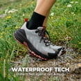 thumbnail image 6 of NORTIV 8 Women's Waterproof Hiking Shoes Lightweight for Walking All Day Comfort Non-Slip Outdoor Trekking Camping Climbing Fashion Sneakers Armadillo FieldLite, 6 of 8