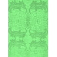 thumbnail image 1 of Ahgly Company Indoor Rectangle Abstract Emerald Green Modern Area Rugs, 7' x 9', 1 of 4