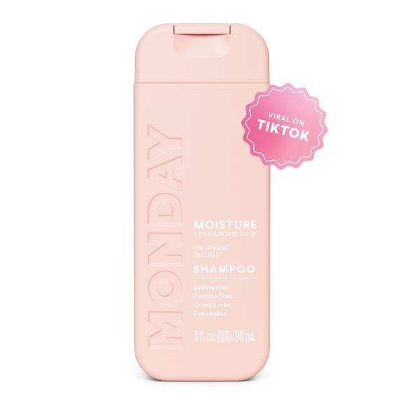 MONDAY Haircare MOISTURE Shampoo with Hyaluronic Acid & Shea Butter for Dry & Dull Hair 90 mL