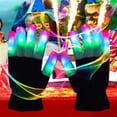 thumbnail image 3 of Christmas sale! LED Lighting Mittens luminous Gloves Children Adult LED Finger Light Gloves Flashing Finger Kids Children Toys Party Supplies, 3 of 6