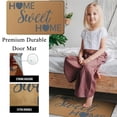 thumbnail image 2 of 16x24 Inch Front Door Rugs Indoor Doormat Outdoor Door Mats Outdoor Door Rugs Indoor Entrance Non Slip Welcome Mats Outdoor Beautiful Color and Sizing for Outdoor and Indoor Uses, HOME sweet HOME, 2 of 8