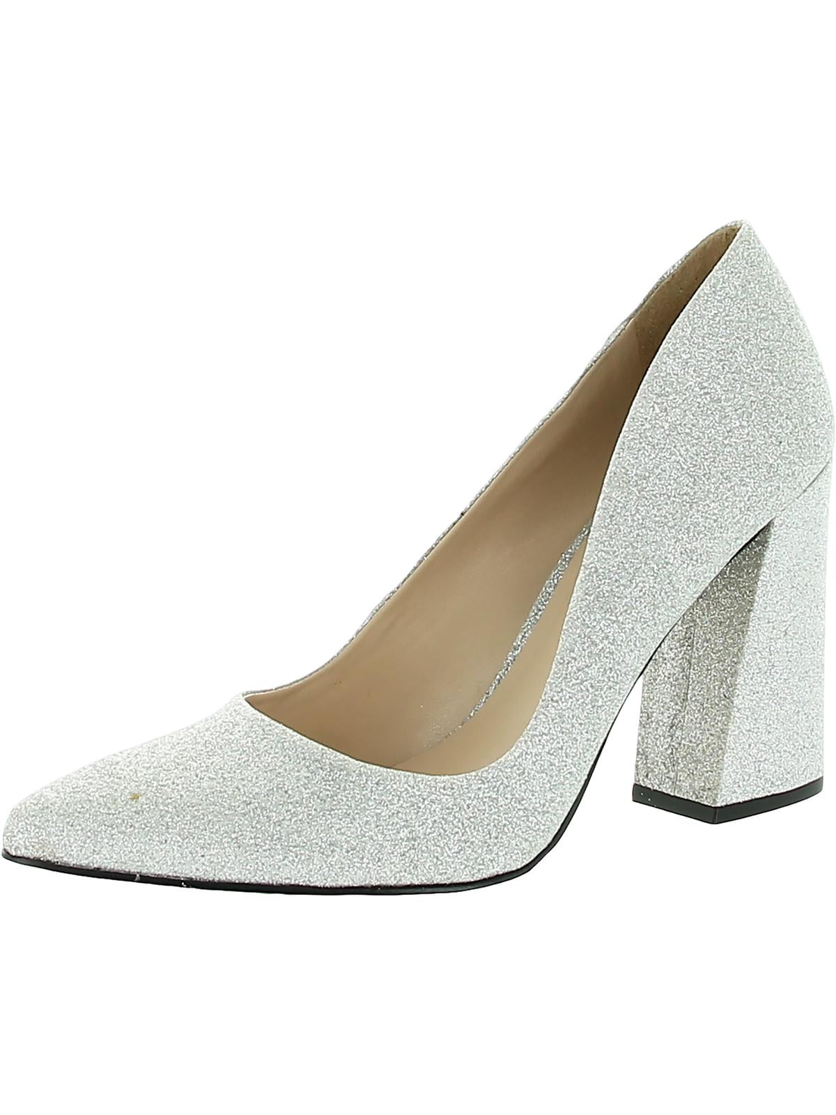 vince camuto silver pumps