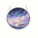 thumbnail image 2 of Round Acrylic Puzzle Suncatcher - Stained Glass Style Window Hanging Dreamy For Home Decor, 2 of 6
