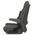 thumbnail image 2 of Manitou Boat High Back Reclining Helm Seat 3014-0008415 | Gray Blue, 2 of 7