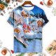 thumbnail image 1 of Camisetas para 2024, camiseta navideña para hombre, camisetas informales de manga corta de verano a la moda, ropa para hombre, camiseta navideña familiar, 1 of 4
