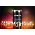 thumbnail image 4 of Funcle Definition Tumbler - Funny Uncle Gifts for Birthday Christmas - Novelty Uncle Gifts from Niece, Nephew - Best Uncle Ever Gifts for New Uncle, Uncle Announcement - 20 Ounce Black Tumbler, 4 of 6