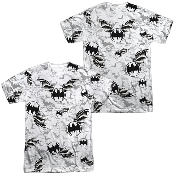 Batman Bat Flight Unisex Adult Sublimated Costume T Shirt (Front/Back), Large Multicolor