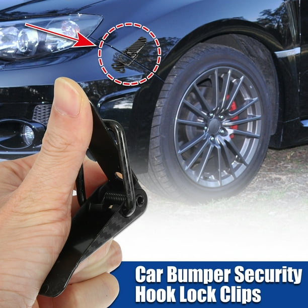 Auto Lovers- Car Bumper Security Hook Lock Clips Kit Quick Release