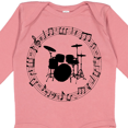 thumbnail image 4 of Inktastic Drummer Percussionist Music Gift Boys or Girls Long Sleeve Baby Bodysuit, 4 of 5