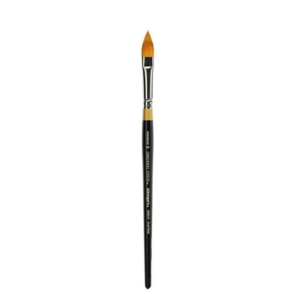 Kingart Original Gold Premium - Paint brush - oval floral petal - size: 6