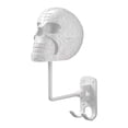 thumbnail image 1 of Soporte para casco con forma de calavera, soporte para casco, estante de exhibición de pared, abrigos multifuncionales Blanco, 1 of 9