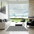 thumbnail image 7 of Ahgly Company Machine Washable Indoor Round Transitional Silver Gray Area Rugs, 4' Round, 7 of 7