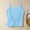 Light blue, variant on Womens Tank Tops,Cotton Loose Tank Tops Sleeveless Linen Tops Camisole Tops For Women Basic Crew Neck Crop Women's Undershirts Soft Breathable Womens Sleeveless Tops Beach Vests