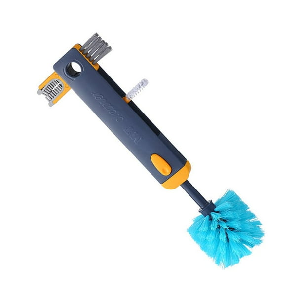 Billuyoard Herramientas de limpieza de ranuras para botellas 4 en 1, cepillo para tazas, grietas, estrecho, multifuncional, mango largo para el Type3 NO3
