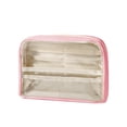 thumbnail image 2 of Multi-layer Transparent Pencil Pouch, Large Capacity Cloth Makeup Brush Bag, Multifunctional Stationery Storage Bag for Home Office Travel Hotel Daily Use, 2 of 7