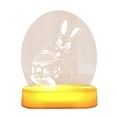 thumbnail image 1 of LFKERWMG Made in Canda Rabbit Bedside Light Easter Bunny Lamp Cartoon Night Light Easter Party for Bedroom Children's Bedside Study, 1 of 5