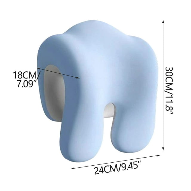Aodebiao **Ergonomic Foam Neck Pillow for Sleeping Desk Resting Office Travel Home Supportive Comfortable Contoured Sleep Aid Nap Pillow**