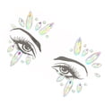 thumbnail image 3 of Facial Jewels, No Irritation Sweatproof Facial Rhinestones Sticker  for Dress-Up for Music Festivals for Wedding for Pool Party for Carnival for, 3 of 8