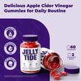 thumbnail image 4 of (2 Pack) Jelly Tide – Natural Daily Gummy Formula Designed to align with Fitness Goals, Support active Lifestyle & Body Balance | Just 2 Great-Tasting, Easy-to-Chew Gummies Daily (120 Gummies), 4 of 10