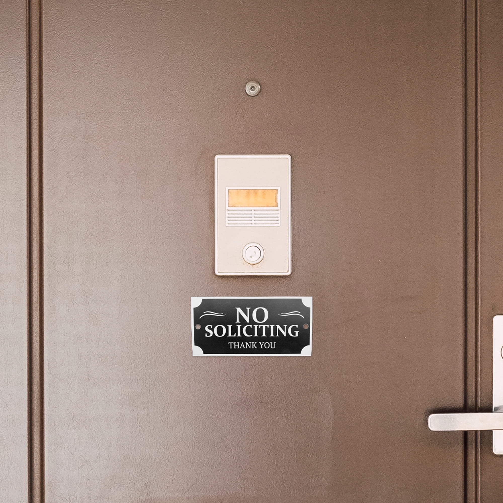 Hy-Ko No Soliciting House Plaque PLQ-001