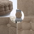 thumbnail image 2 of PiccoCasa Home Office Corduroy Round Shaped Sofa Floor Chair Cushion Pad Coffee Color, 2 of 7