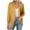 Yellow, variant on Rollbacks & More GaThRRgYP Chic Winter Soft Jacket Autumn Ladies,Solid Blazers for Women Business Casual 3/4 Sleeve Lapel Open Front Suit Jacket Work Blazer with Pockets Brown XL