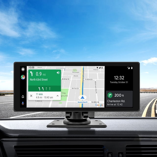 Inalámbrico Carplay Android Auto Audio Radio Compatible con Bluetooth Dash Cam TF USB