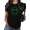 Black-4, variant on St Patricks Day Green Heart and Shamrock Perfect Graphic Soft Everyday Cotton Tees Shirts Short Sleeve Black S-5XL