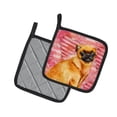 thumbnail image 2 of Caroline's Treasures Small Brabant Griffon Love Pair of Pot Holders, 2 of 2