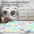 thumbnail image 5 of ODIKA 8'x10' Machine Washable Non-Slip Area Rug, Educational Letter and Number Puzzle with Cheerful Pastel Palette High Traffic Rug, Blue, 687474, 5 of 5