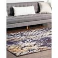 thumbnail image 3 of Rugs.com Carnevale Collection Rug – 5' x 8' Navy Blue Medium Rug Perfect For Bedrooms, Dining Rooms, Living Rooms, 3 of 5